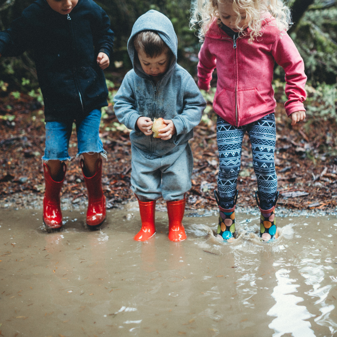 Benefits of Children Playing in Puddles